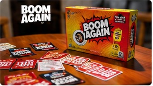 Boom Again featured product photography